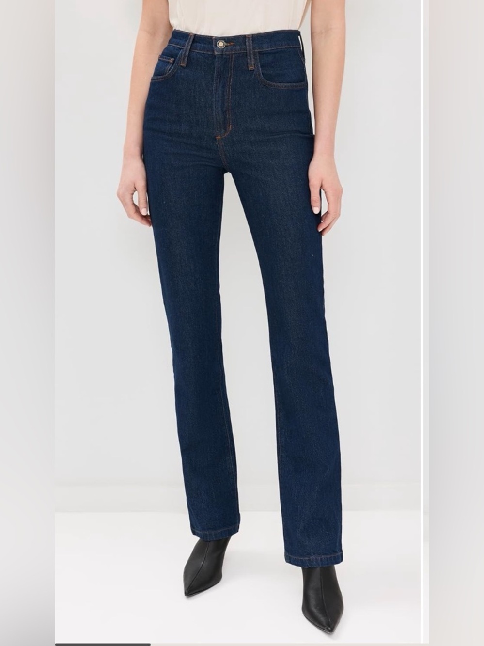NWT Favorite Daughter Valentina Boot Super Mini Jeans (Size 24)